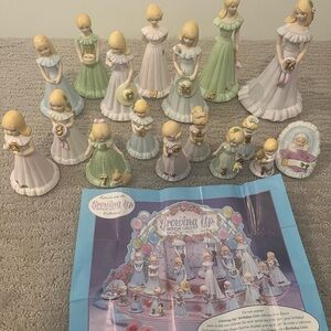 Enesco Growing Up Girls Figurines - Pastel Collection